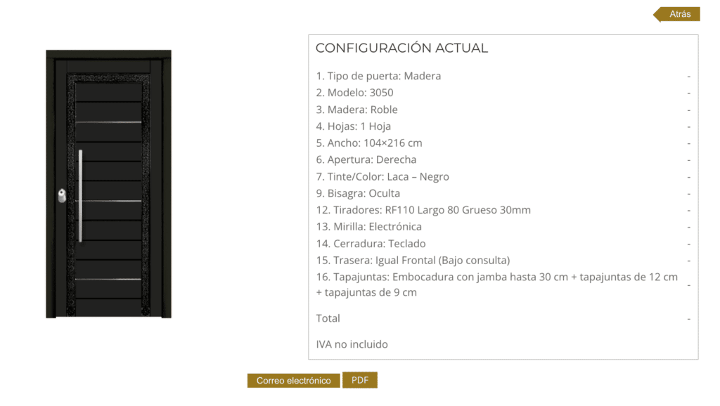 Budget Product Configurator 0